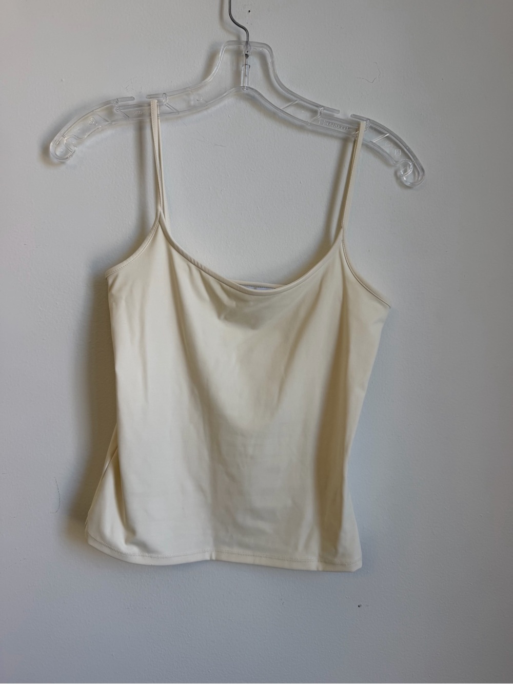 Mango Cream Spaghetti-Strap Cami